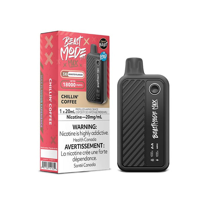 Flavour Beast Mode Max 18K Chillin Coffee Iced 20mg/ml Disposable (Provincial)