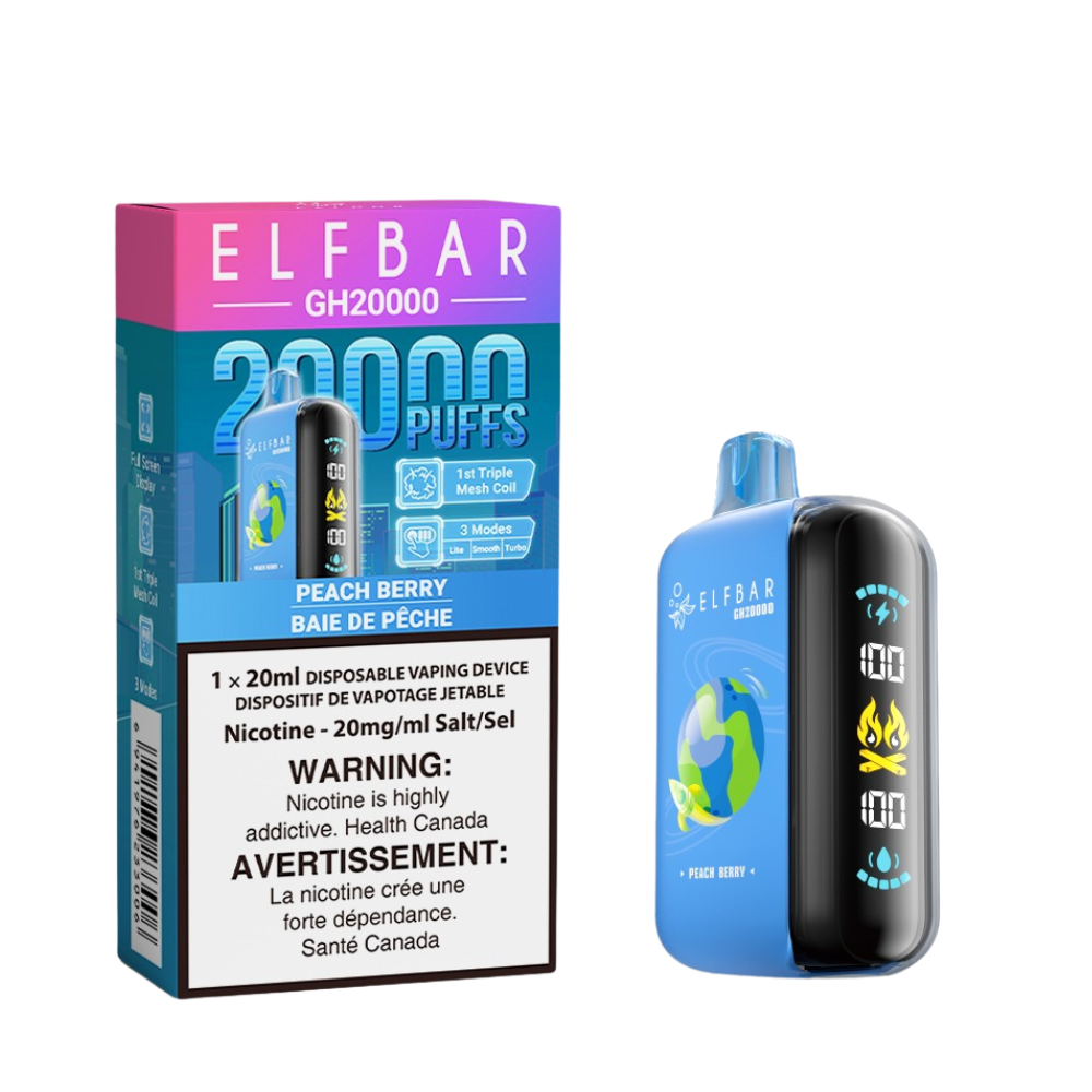 Elf Bar GH20k Peach Berry 20mg Disposable (Provincial)