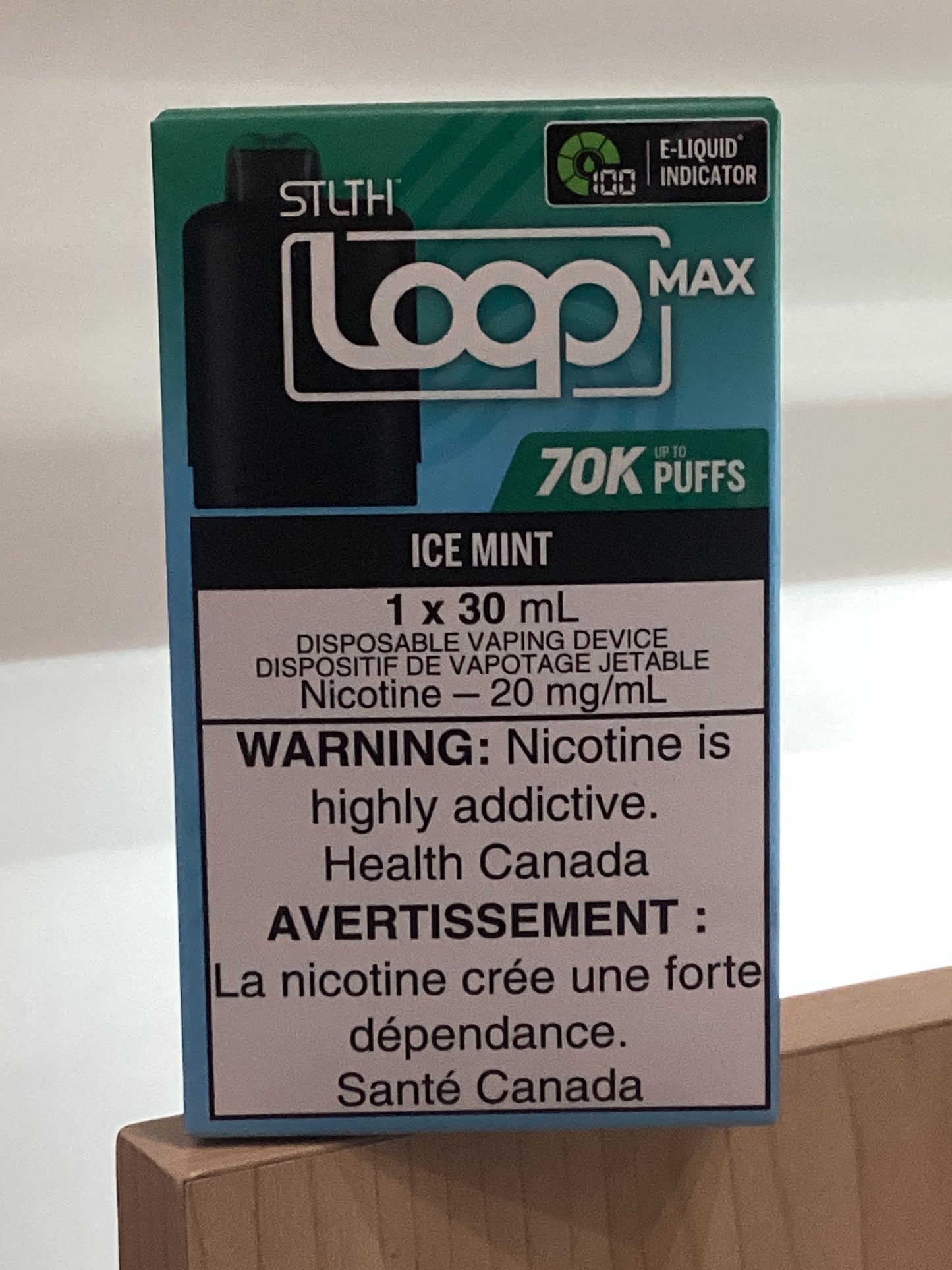 Stlth Loop Max Pod 70k Ice Mint 20mg/30ml( Provincial)
