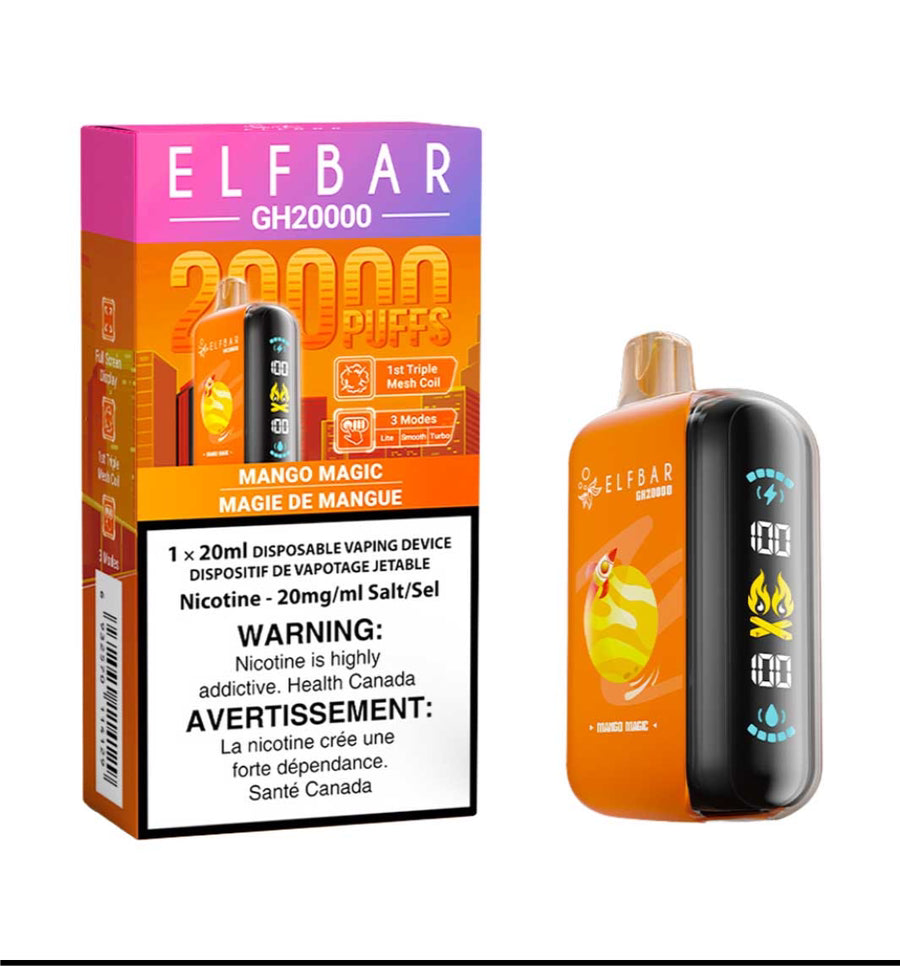 Elf Bar GH20k Mango Magic 20mg Disposable (Provincial)