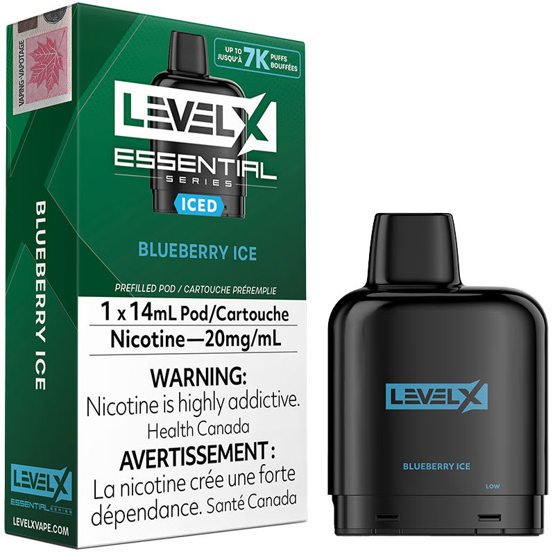 LevelX Pod Essential Series 7k Blueberry Ice (Provincial)