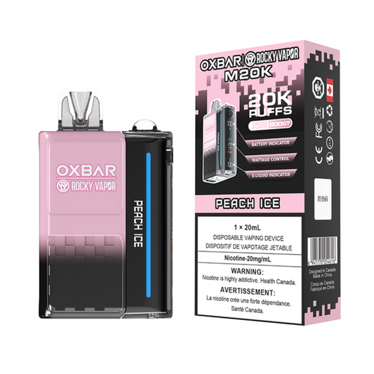 Oxbar M20k Peach Ice 20mg/ml disposable (Provincial)