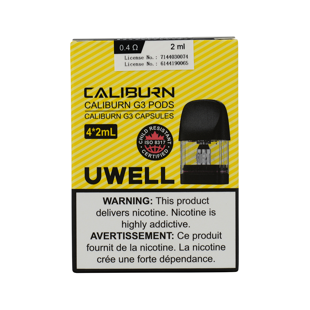 Uwell Caliburn G3 Replacement Pod 0.4Ω 4 Pack