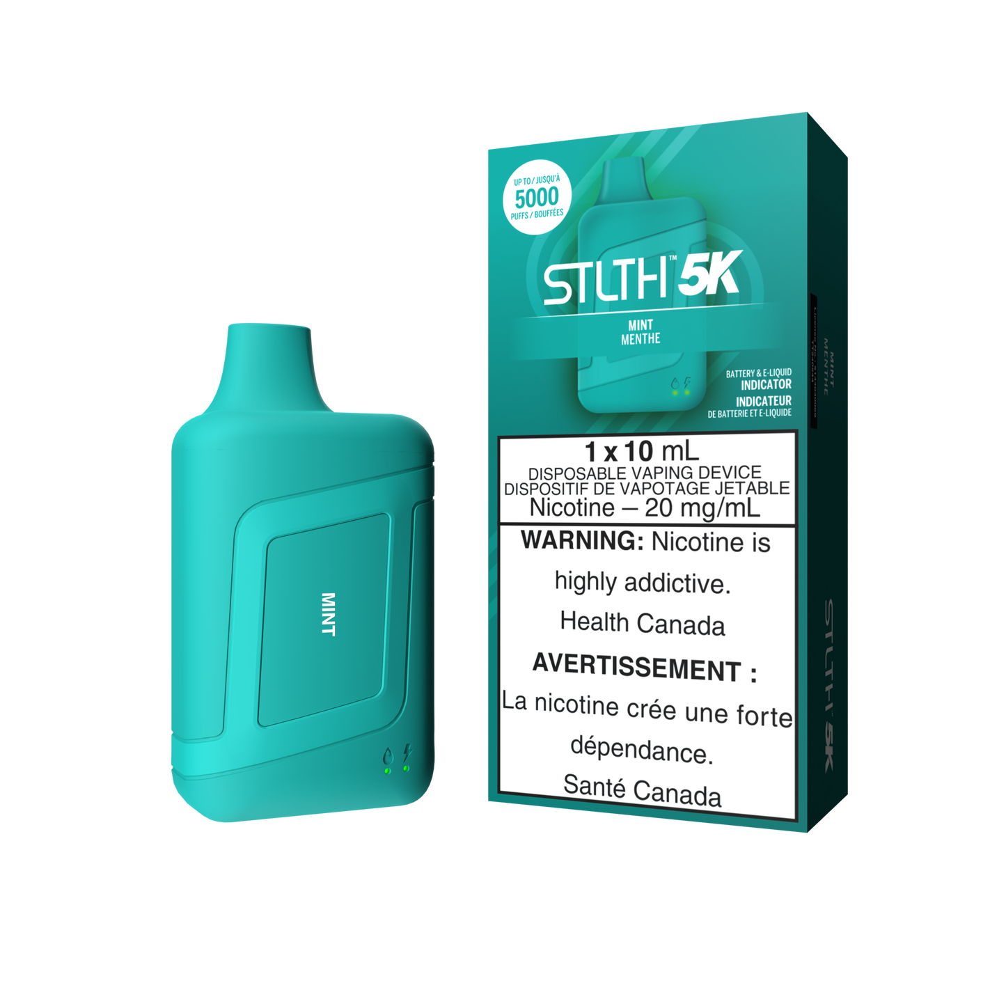 Stlth 5k Mint 20mg/mL Disposable(Provincial)