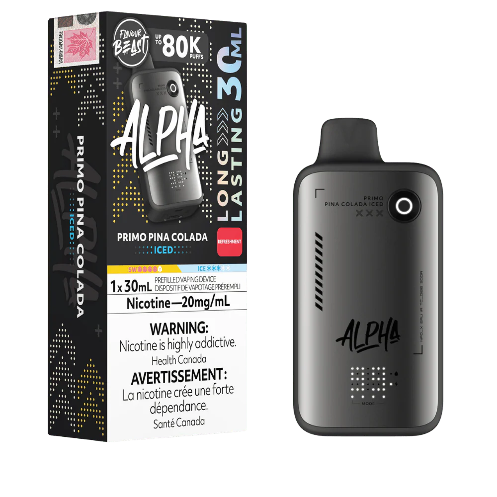 Flavour Beast Alpha Primo Pina Colada Iced 80K 20mg/ml disposable (Provincial)