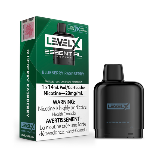 LevelX Pod Essential Series 7k Blueberry Raspberry (Provincial)