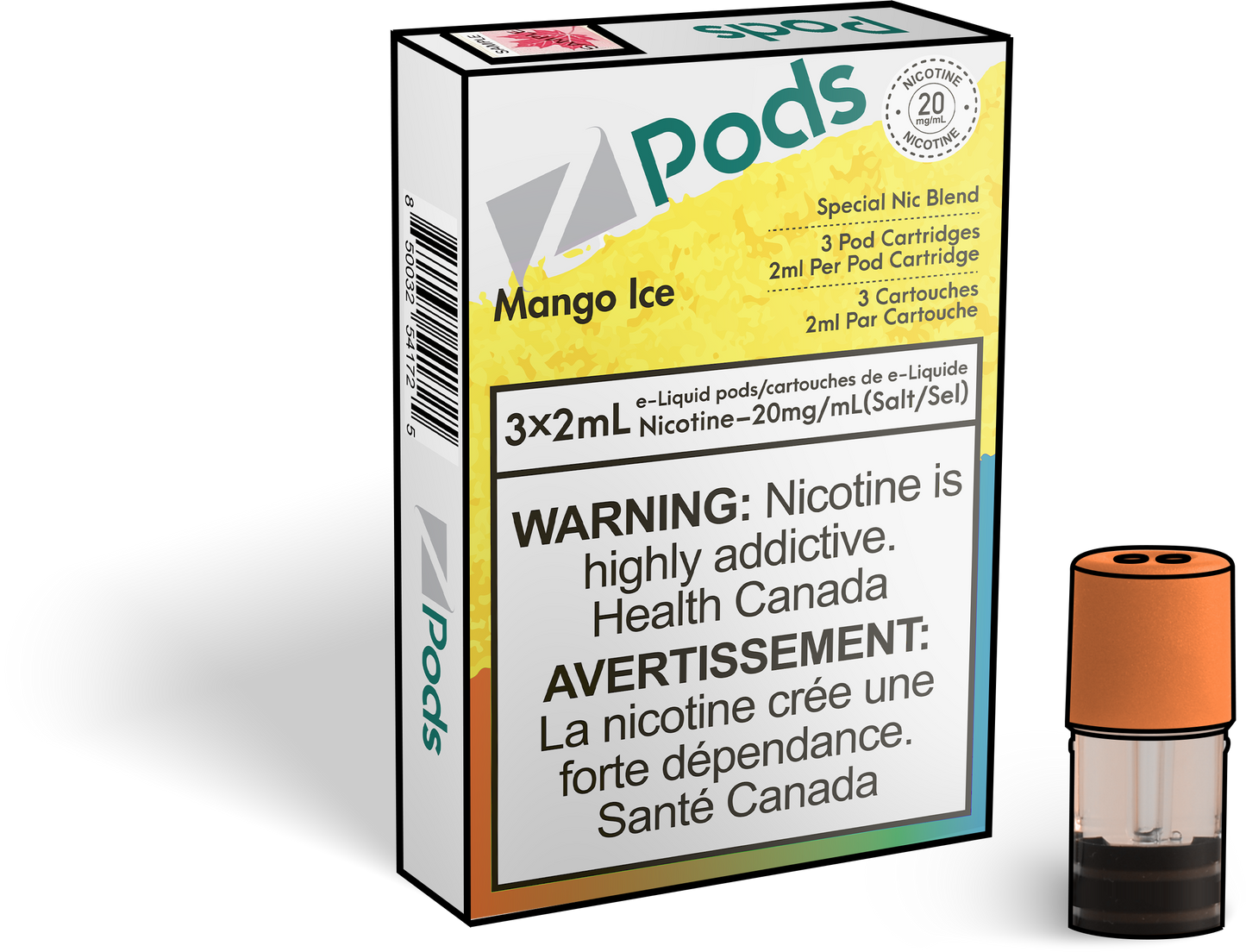 Zpods Mango Ice 20mg (Provincial)