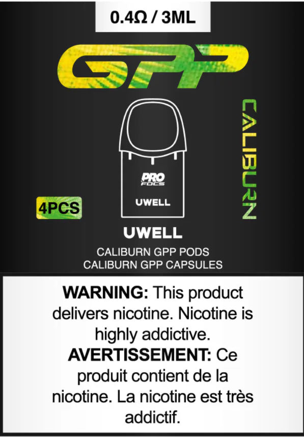 Caliburn GPP 0.9Ω/ 2ML replacement pods 4 pack