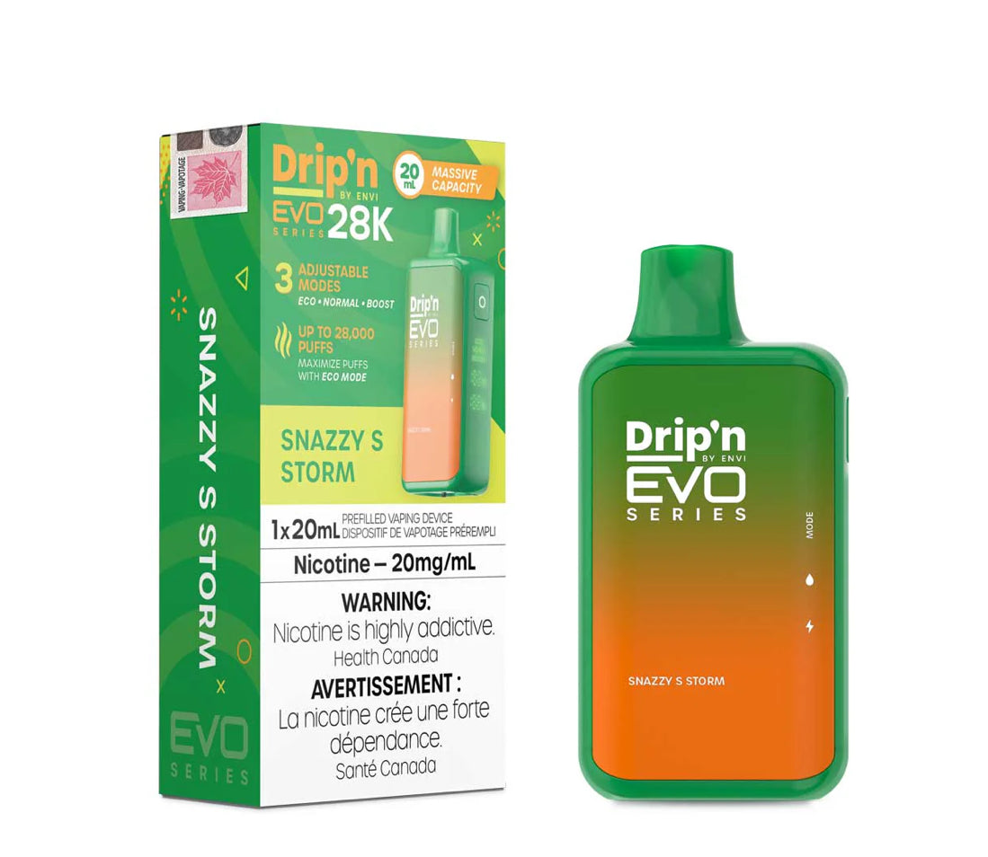 Drip’n EVO 28K Snazzy S Storm 20mg/mL disposable (Provincial)