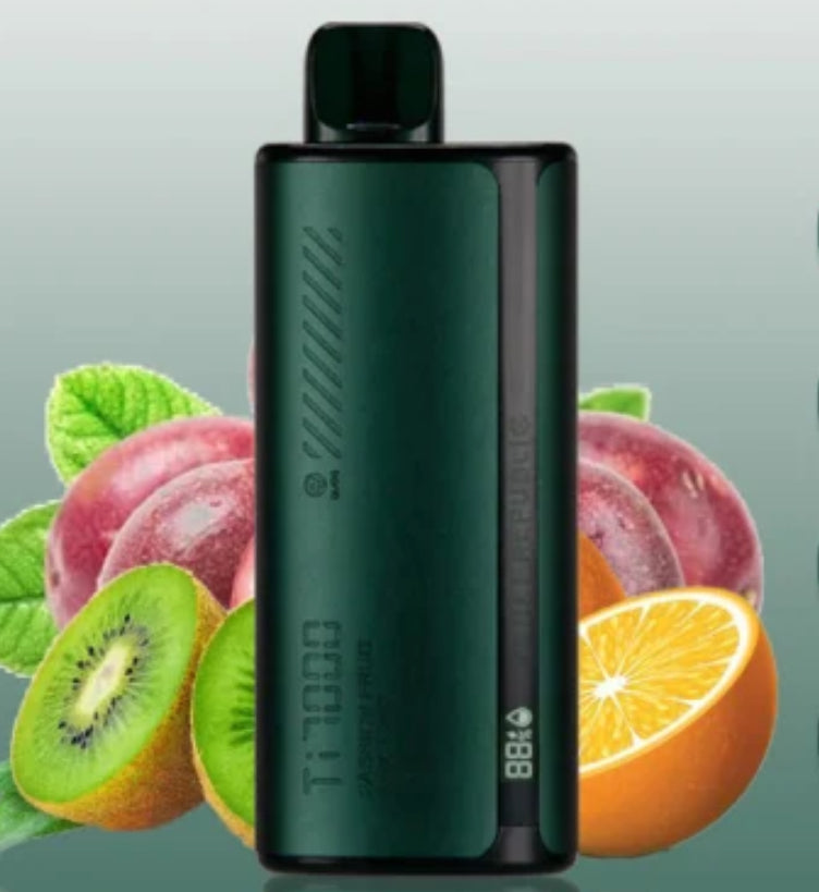Funky Republic TI7000 Passion Fruit Kiwi Lime Ice 20mg/mL disposable(Provincial)