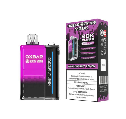 Oxbar M20k Dragonfruit Lemon 20mg/ml Disposable( Provincial)
