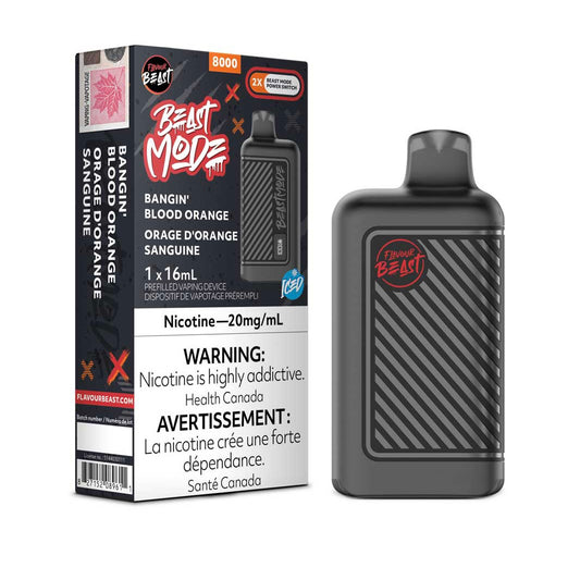 Flavour Beast Mode 8K Bangin’ Blood Orange Iced 20mg/ml (Provincial)