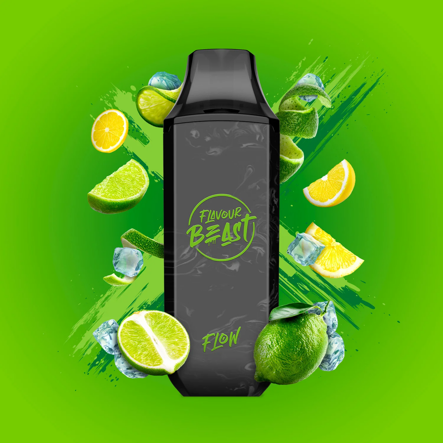 Flavour Beast Flow 5000 Gnarly Green D 20mg/mL Disposable (Provincial)