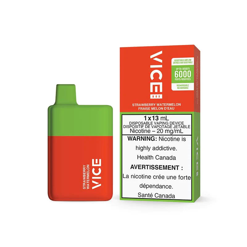 Vice Box 6000 Strawberry Watermelon 20mg/mL disposable (Provincial)