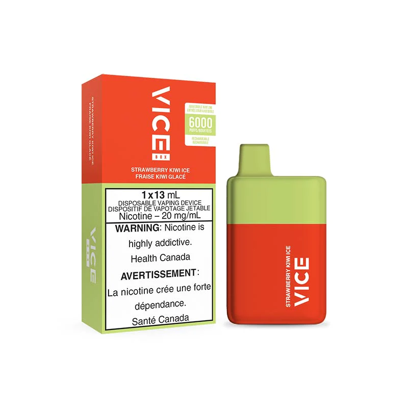 Vice Box 6000 Strawberry Kiwi Ice 20mg/mL disposable (Provincial)