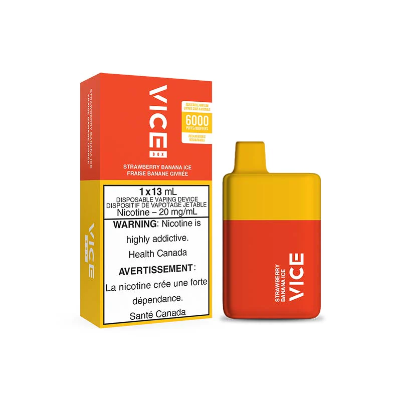 Vice Box 6000 Strawberry Banana Ice 20mg/ml (Provincial)