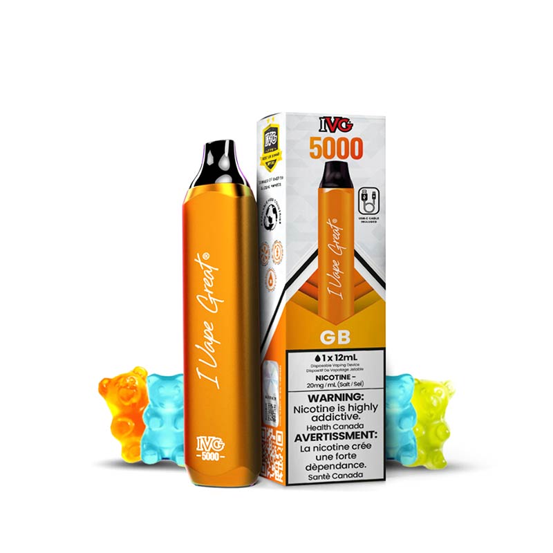 IVG 5000 GB (Wiggly B) 20mg/mL Disposable(Provincial )