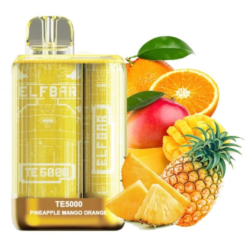 Elf Bar TE5000 Pineapple Mango Orange Disposable 20mg/mL (Provincial)