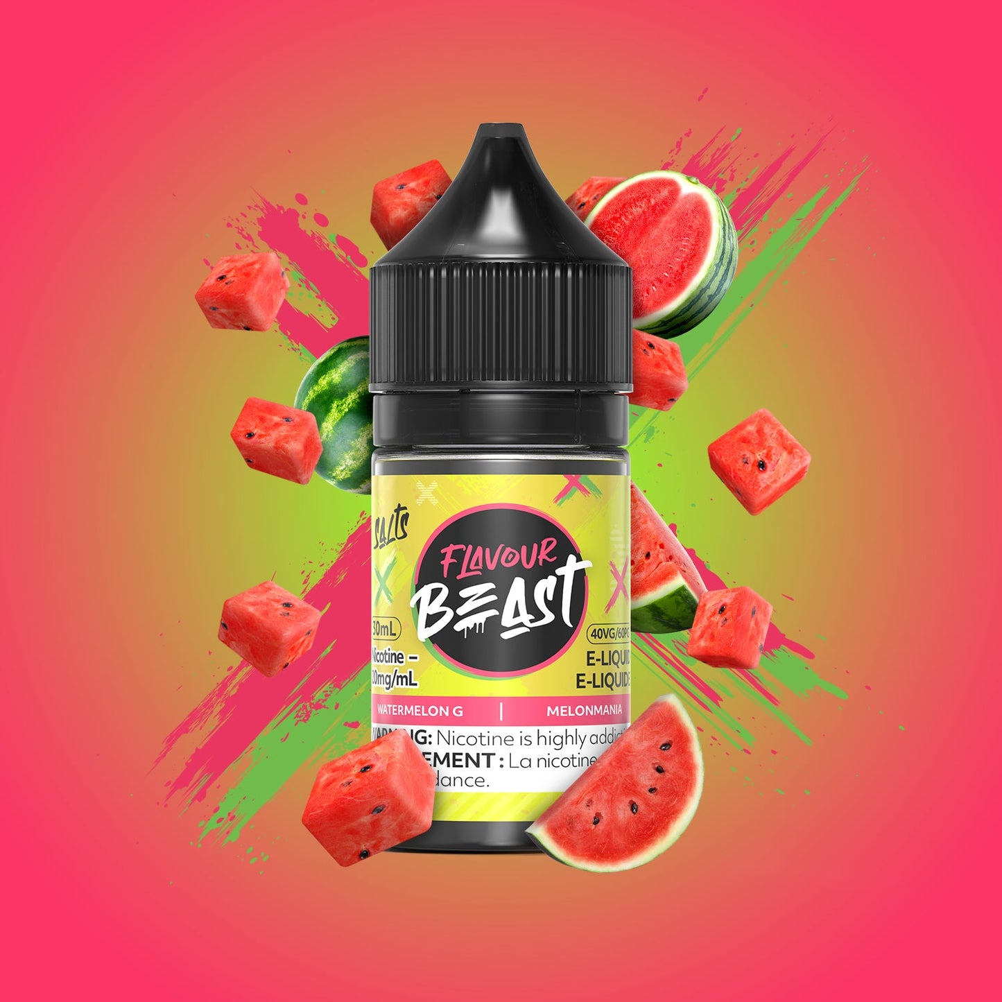 Flavour Beast E-liquid Watermelon G 20mg/mL 30mL( Provincial)
