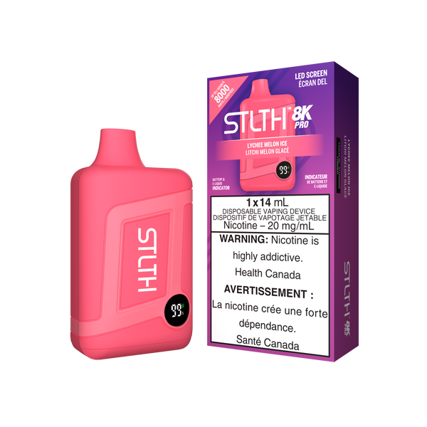 Stlth 8k Pro Lychee Melon Ice 20mg/ml disposable (Provincial)