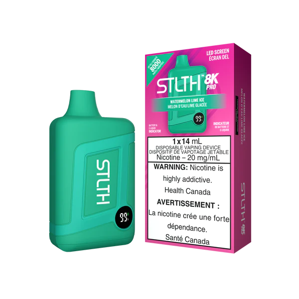 Stlth 8K Pro Watermelon lime Ice 20mg/ml disposable (Provincial)