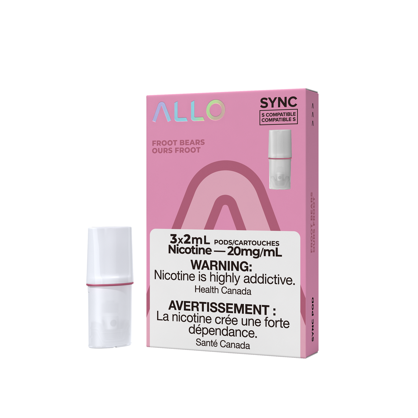 Allo Sync Froot B 20mg/mL Pods