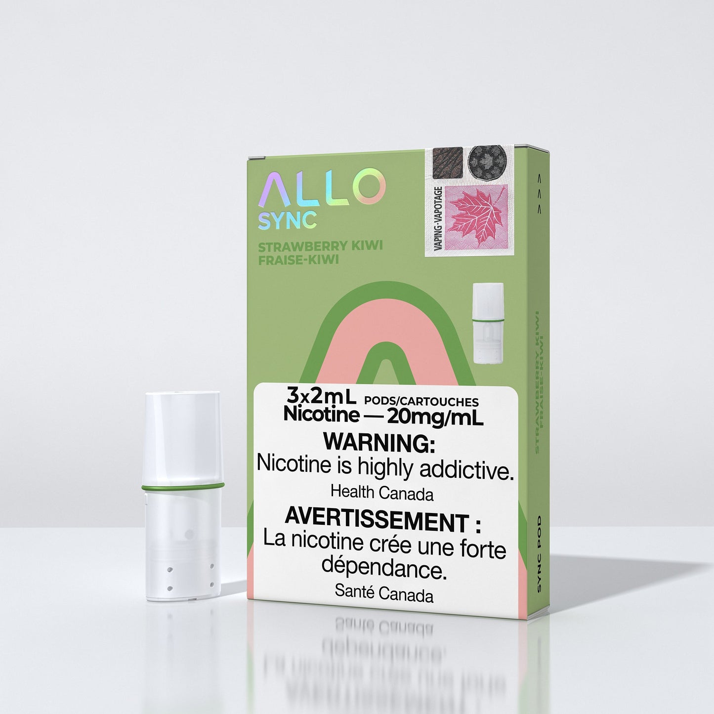 Allo Sync Strawberry Kiwi 20mg/mL Pods