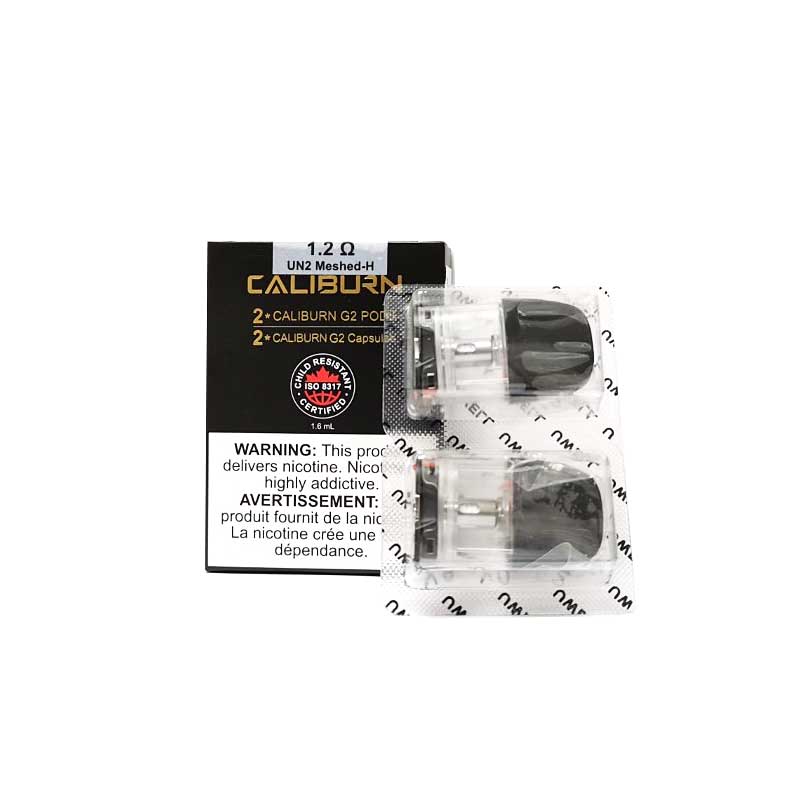 Caliburn G2 Replacement Pods 1.0Ω 2 Pack