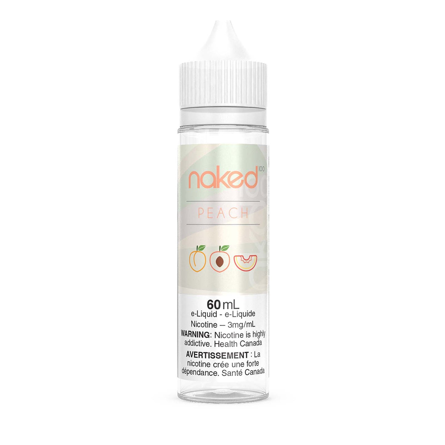 Naked 100 E-liquid Peach 3mg/ml 60ml