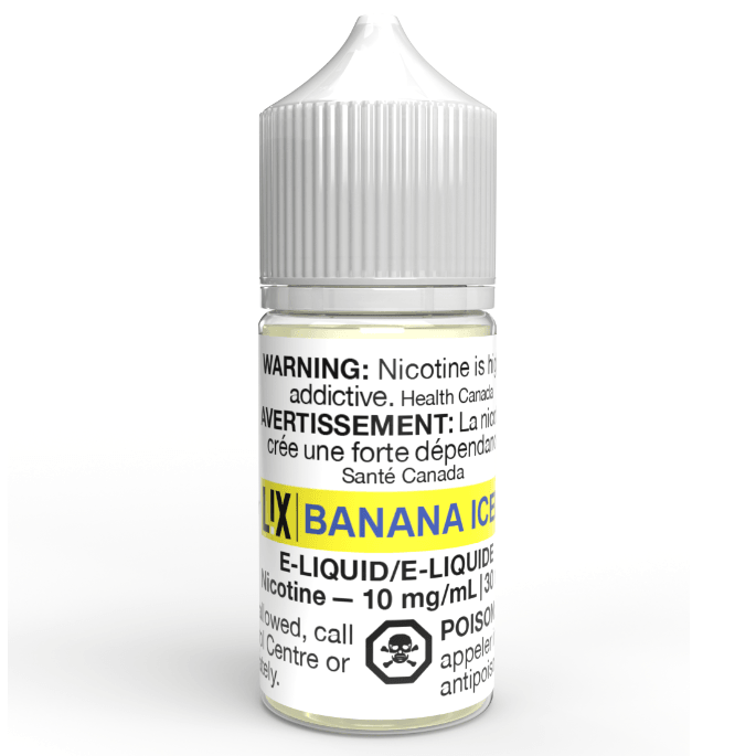 LIX E-Liquid Banana Iced 10mg/ml 30ml (Provincial)