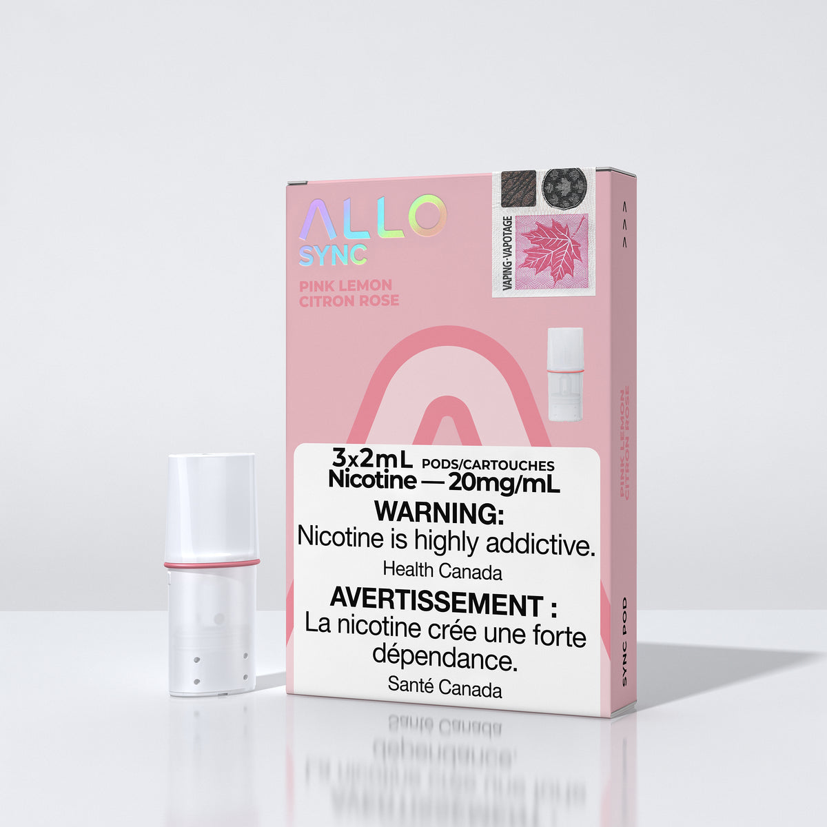 Allo Sync Pink Lemon 20mg/mL Pods