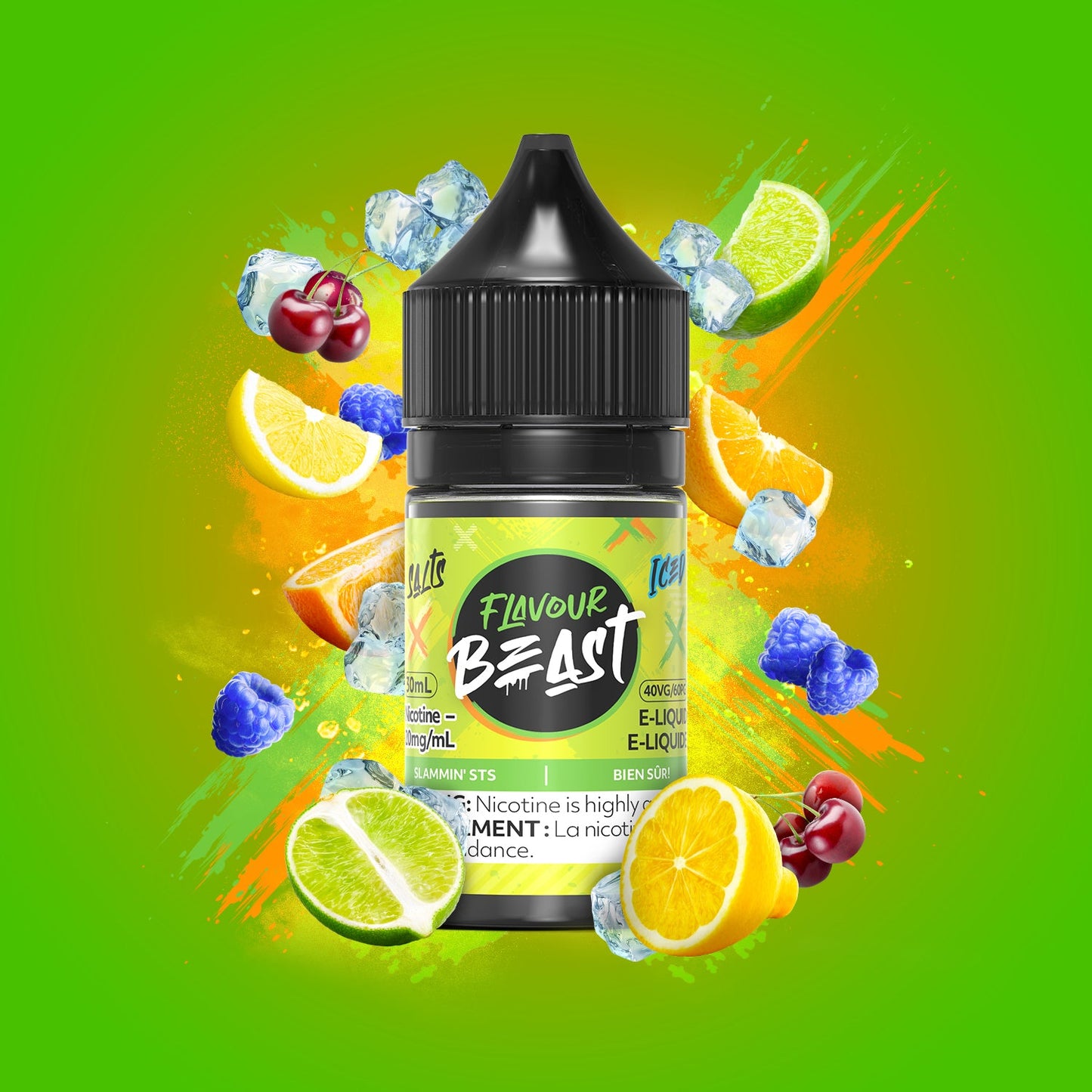 Flavour Beast E-liquid Slammin’ STS Iced 20mg/ml 30ml ( Provincial)