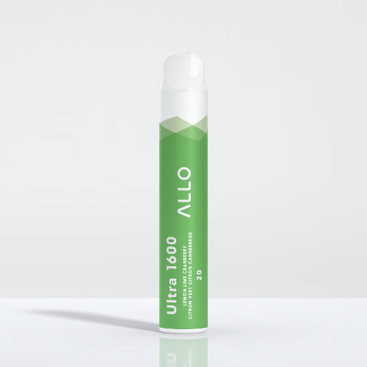 Allo Ultra 1600 Lemon Lime Cranberry 20mg/mL Disposable (Provincial)