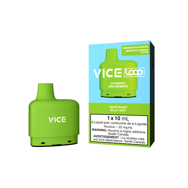 Vice Loop Pod Green Burst Ice 20mg/ml 10ml