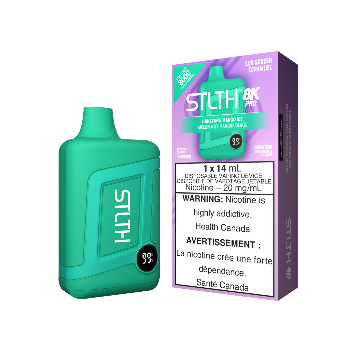 Stlth 8k Pro Honeydew Mango Ice 20mg/ml (Provincial)