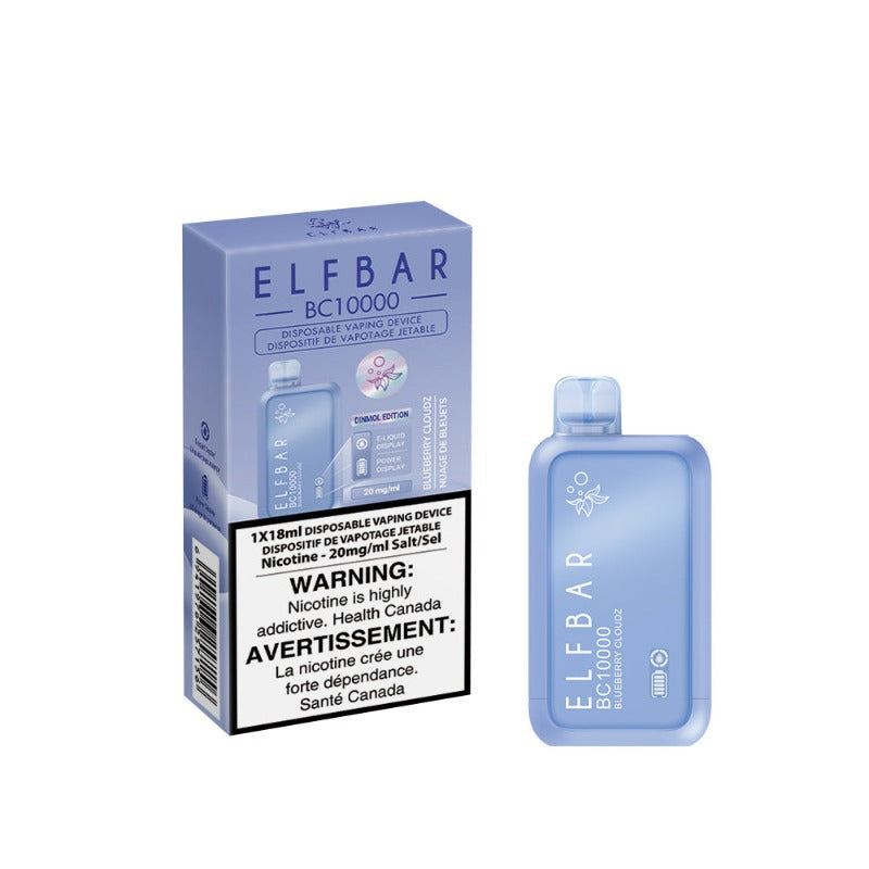Elf Bar BC10000 Blueberry Cloudz 20mg/ml Disposable (Provincial)