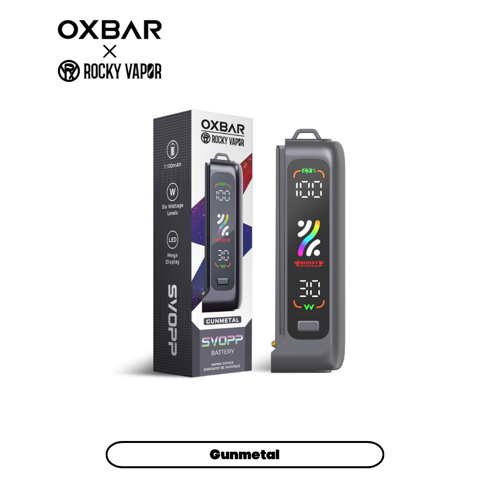 SVOPP Rocky Vapor Oxbar Device Kit 1100MAH - GUNMETAL