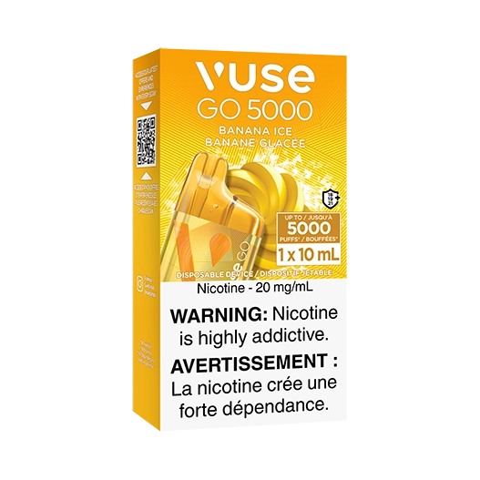 Vuse Go 5000 Banana Ice 20mg/mL Disposable(Provincial)