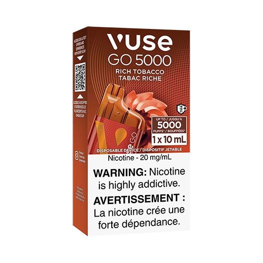 Vuse Go 5000 Rich Tobacco 20mg/mL Disposable(Provincial)