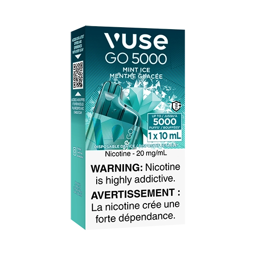 Vuse Go 5000 Mint Ice 20mg/mL Disposable (Provincial)