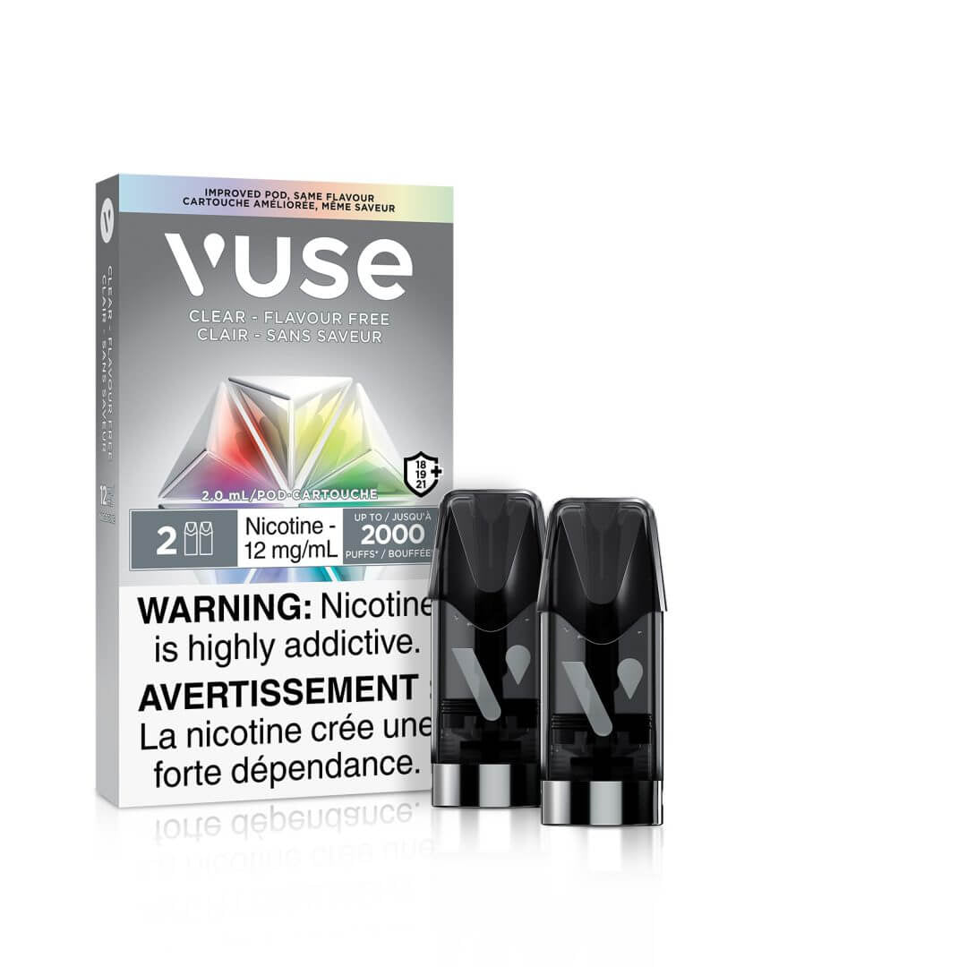 Vuse E-pod clear 20mg/mL ×2 (Provincial)