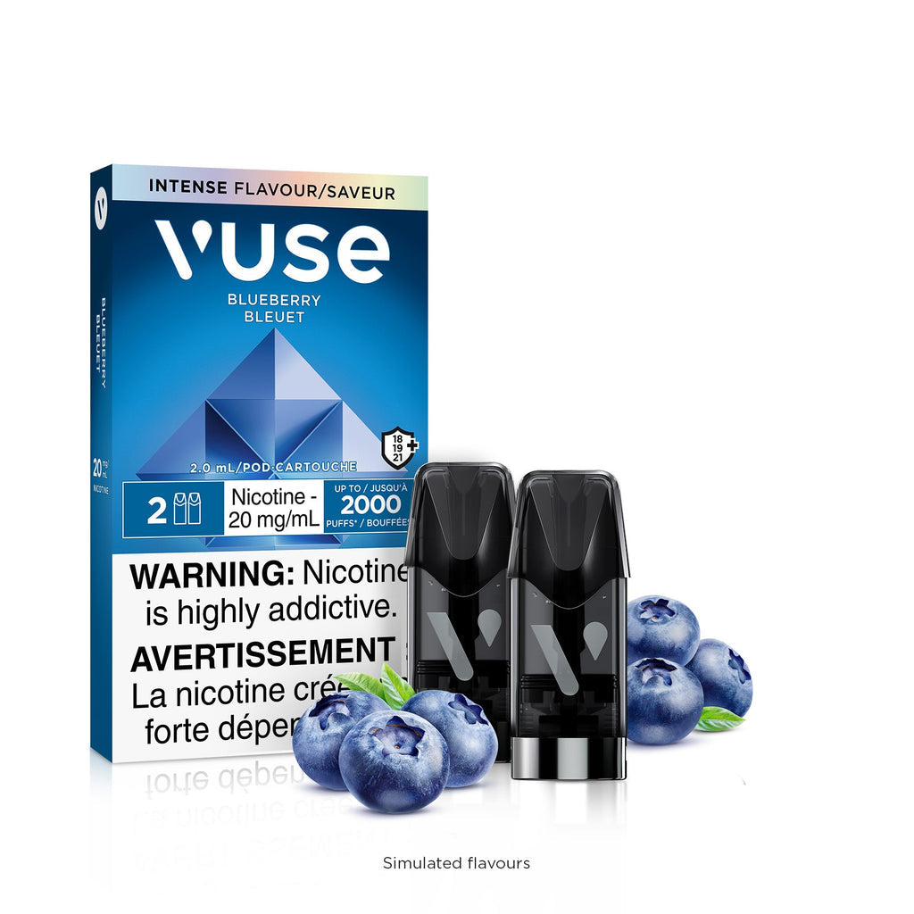 Vuse E-pod Blueberry 20mg/mL ×2 (Provincial)
