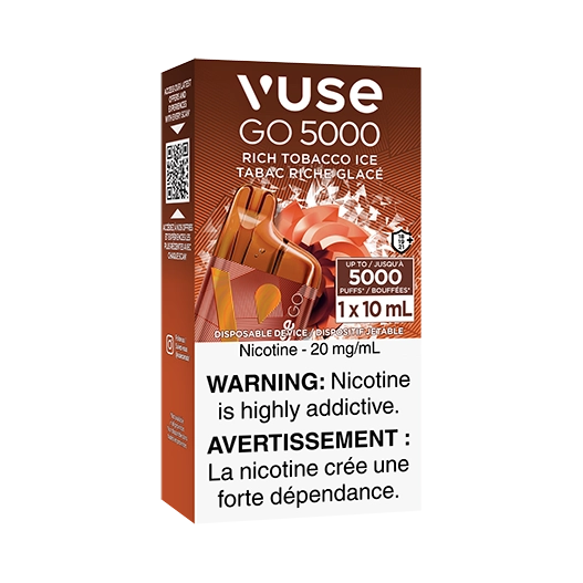 Vuse Go 5000 Rich Tobacco Ice 20mg/mL Disposable(Provincial)