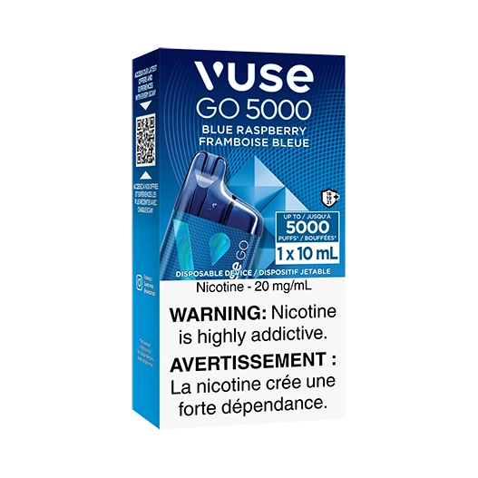 Vuse Go 5000 Blue Raspberry 20mg/mL disposable (Provincial)