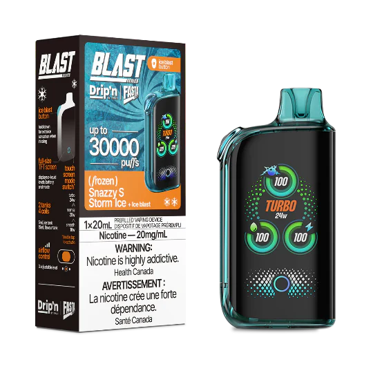 Drip’n fasta 30k puffs Snazzy Storm Ice Disposable 20mg (Provincial)
