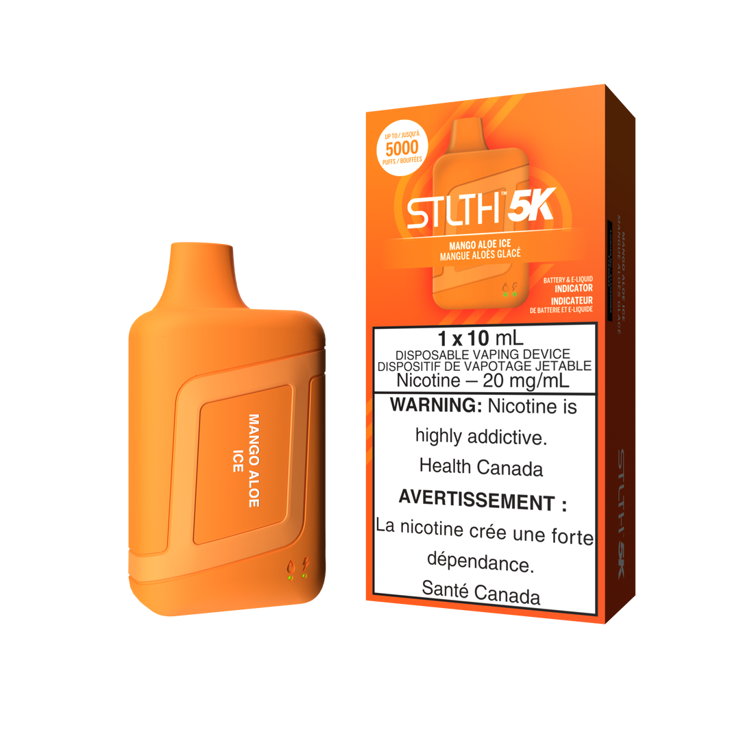 Stlth 5k Mango Aloe Ice 20mg/mL disposable (Provincial)