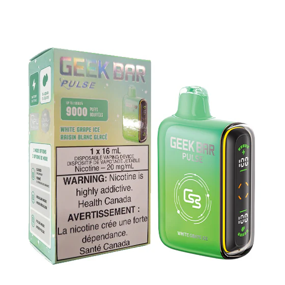 Geek Bar Pulse 9000 White Grape Ice 20mg/ml Disposable (Provincial)