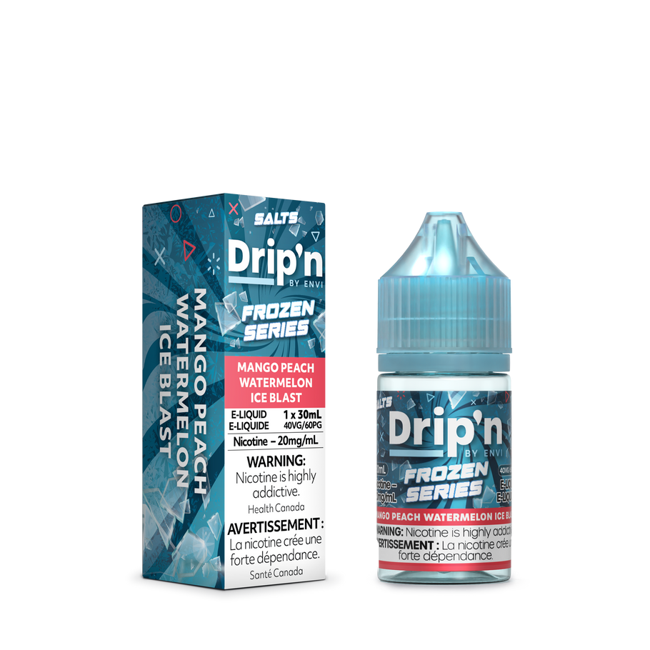 Mango Peach Watermelon Ice Blast - Drip'n Salts Frozen Series 20mg/mL 30ml (Provincial)
