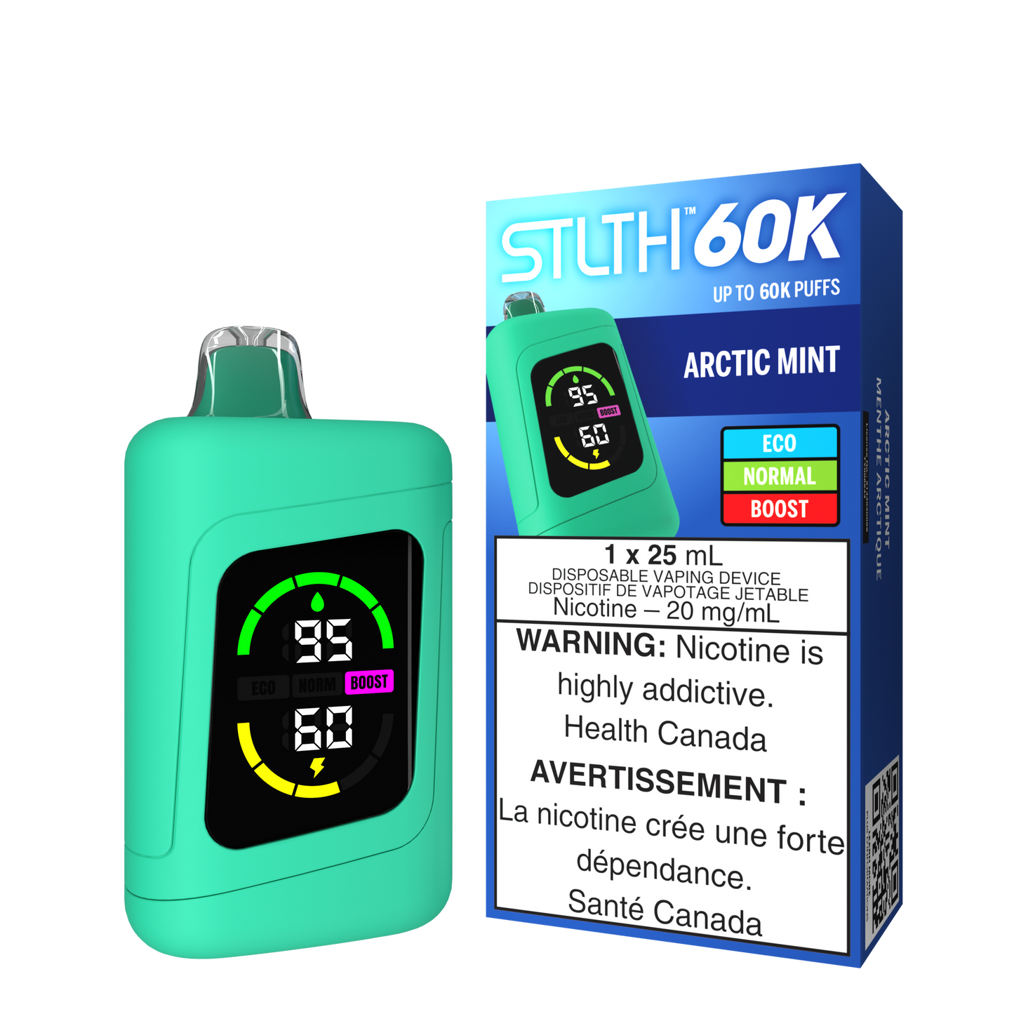 Stlth 60k Arctic Mint Disposable 20 mg Provincial