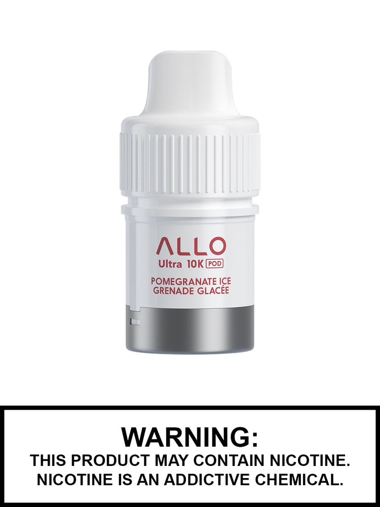 Allo Ultra 10K Hybrid Pomegranate Ice Pre-filled Pods 20mg/mL (Provincial )